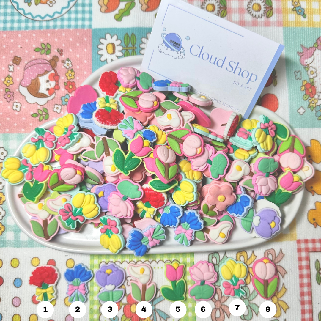 Flower charms